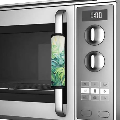 Vista 144 de 6 fundas lavables para manijas de puerta de refrigerador, protector antideslizante para nevera, horno, lavavajillas, mantener alejadas de huellas