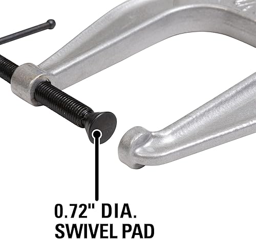 Miniatura 4 de Wilton Abrazadera C de alcance extra profundo, apertura de 2-1/2", garganta de 4-3/4", 1600 Lbs. fuerza de sujeción (Modelo 245)