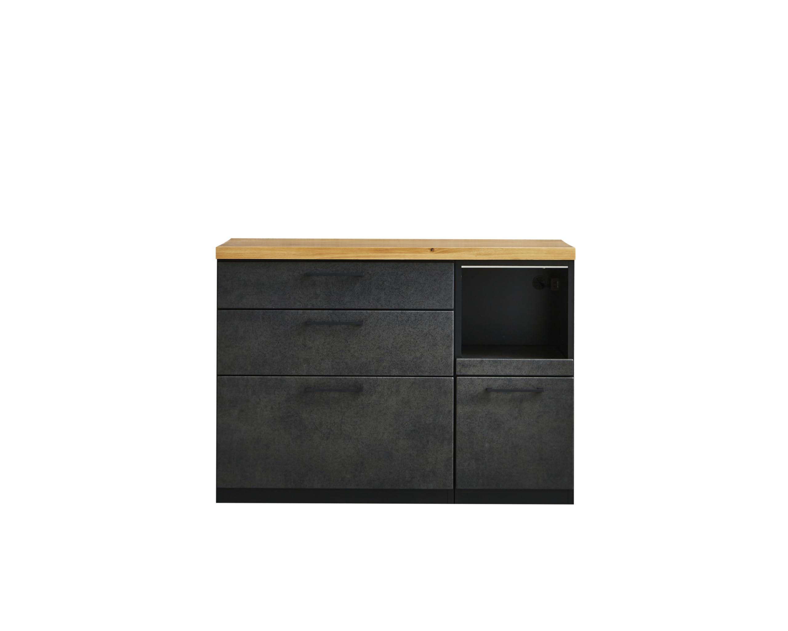 Amazon｜キッチンカウンター 120 セラミック キッチン収納 奥行