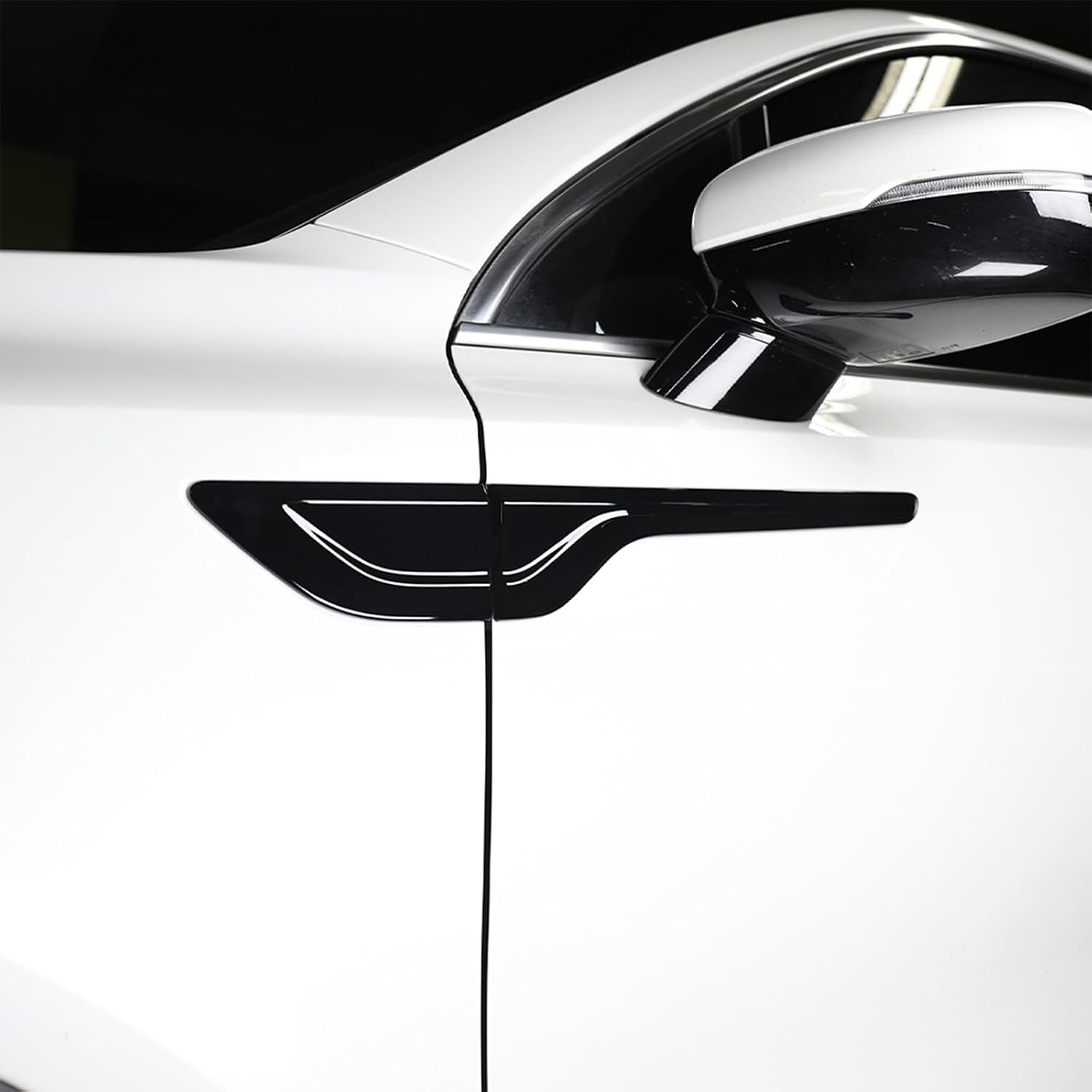 Fender Side Vent Covers, Side Body Emblem Cover Trims - Compatible with Kia Sorento 2024-2026 Accessories (Gloss Black)