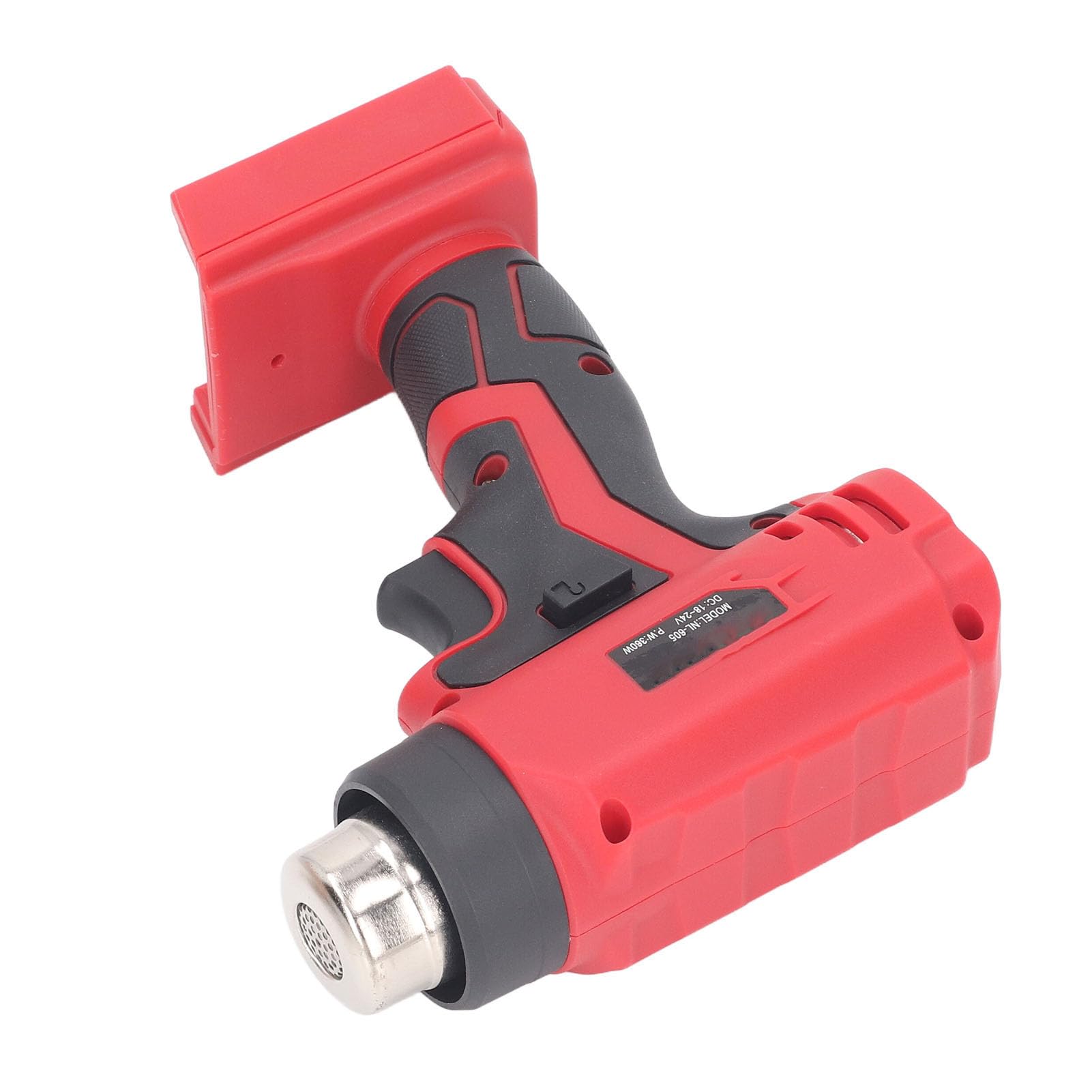 Kit di pistola di calore a cordone 360W pistola ad aria cal a riscalmento rapido per artigianato tubi di rimpasto con batteria al litio a 4 ugelli