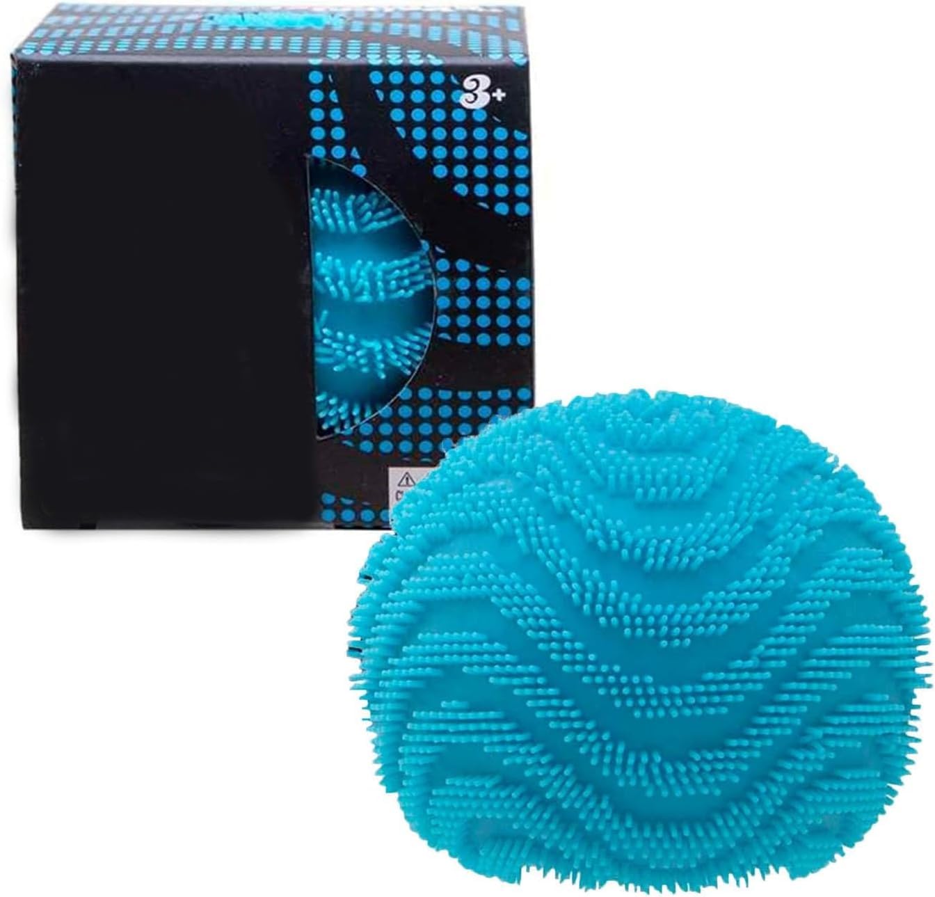 testlili Fuzz Ball Fidget Stress Toy Squishy Stress Ball Fuzz Ball Squishy Stress Drop Malt Fuzz Balls Sensory for Anxiety Stress Relief Birthday Party Favors (Blue)