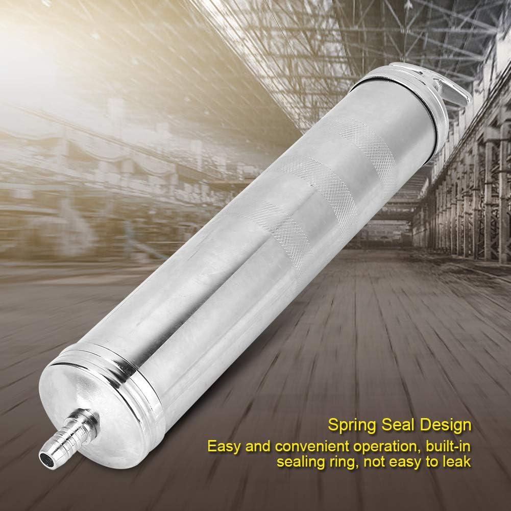 Fafeicy 500cc Oil Suction Guns, Aluminum Alloy Oil Suction Vacuum Transfer Hand Syringe, Gun Pump Extractor, Weight: Approx. 818g