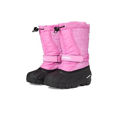 SOREL Kids Flurry Print (Toddler/Little Kid/Big Kid) Kids Shoes Orchid/Black