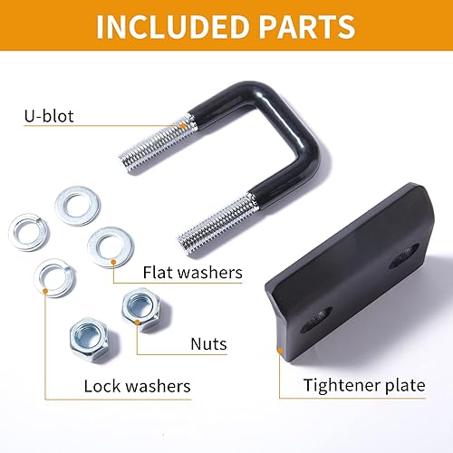 Miniatura 5 de Tensor de enganche, tensor de enganche antitraqueteo resistente para enganches de 1.25 pulgadas y 2 pulgadas, estabilizador de enganche recubierto