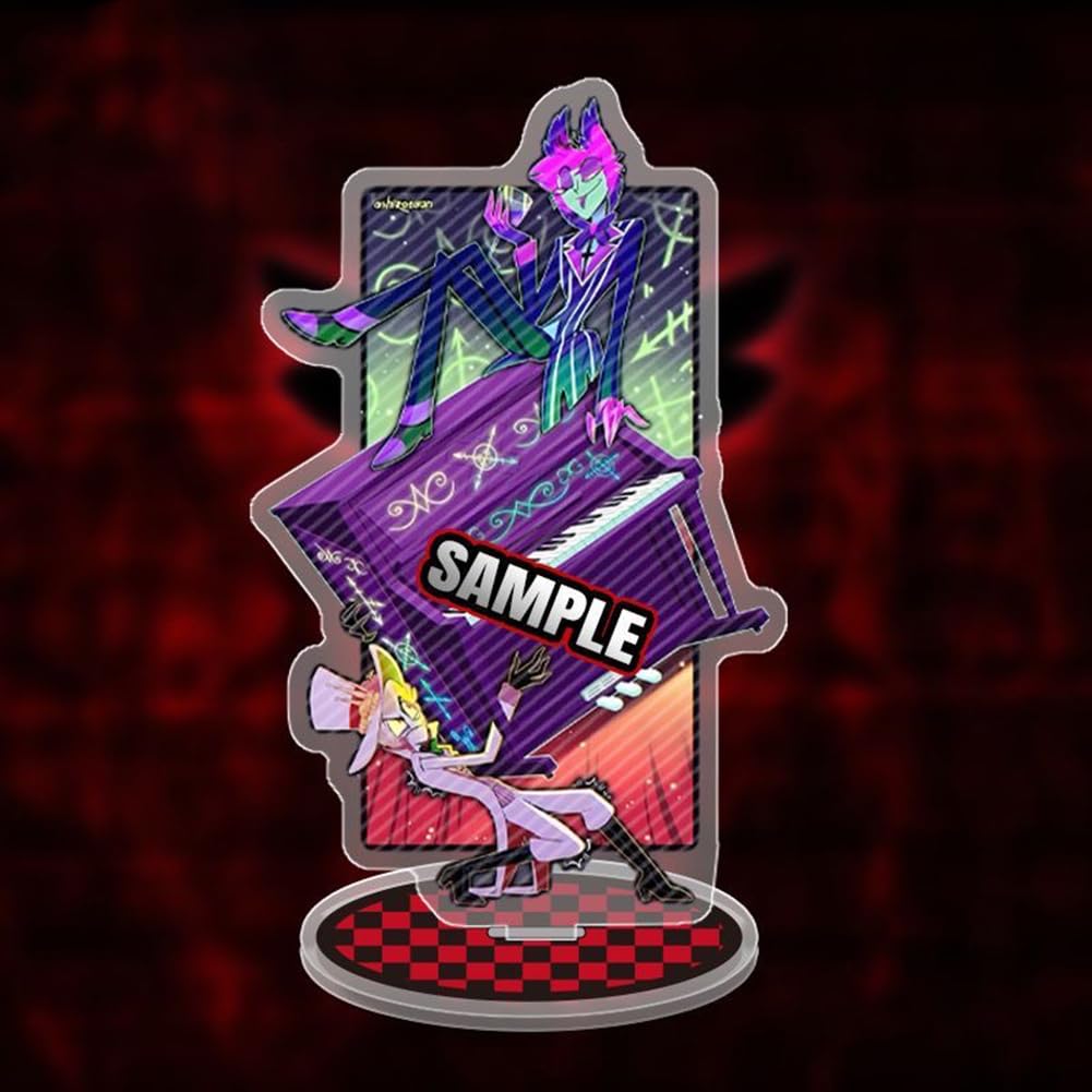Zhongkaihua Hazbin Hotel Charlie Morningstar Lucifer Morningstar Acrylic Stand Figure 15CM Home Display Desktop Standing Plaque Ornament