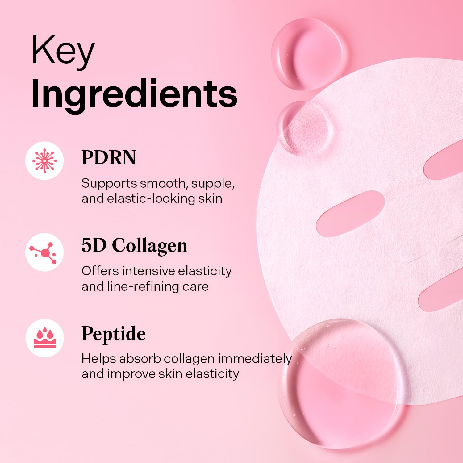 Torriden CELLMAZING Pore Perfecting Mask (10 Sheets) | Elasticity-Boosting Mask for Pores | 5D Collagen Complex, Peptide | Korean Face Mask