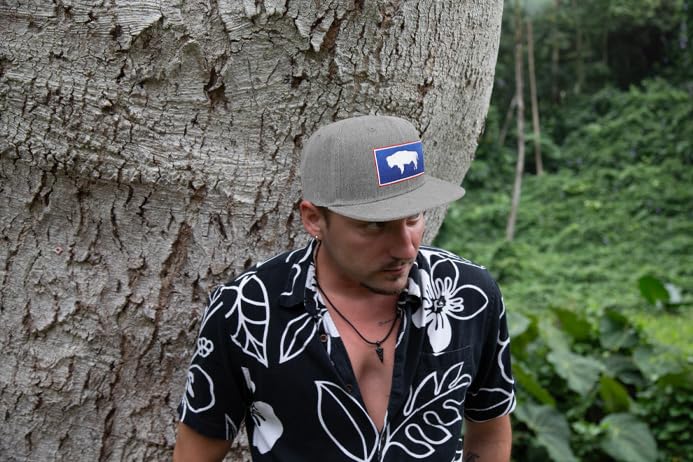 Image of International Tie State Hat for Men and Women, Adjustable Snapback Trucker Baseball Cap with Embroidered Patch