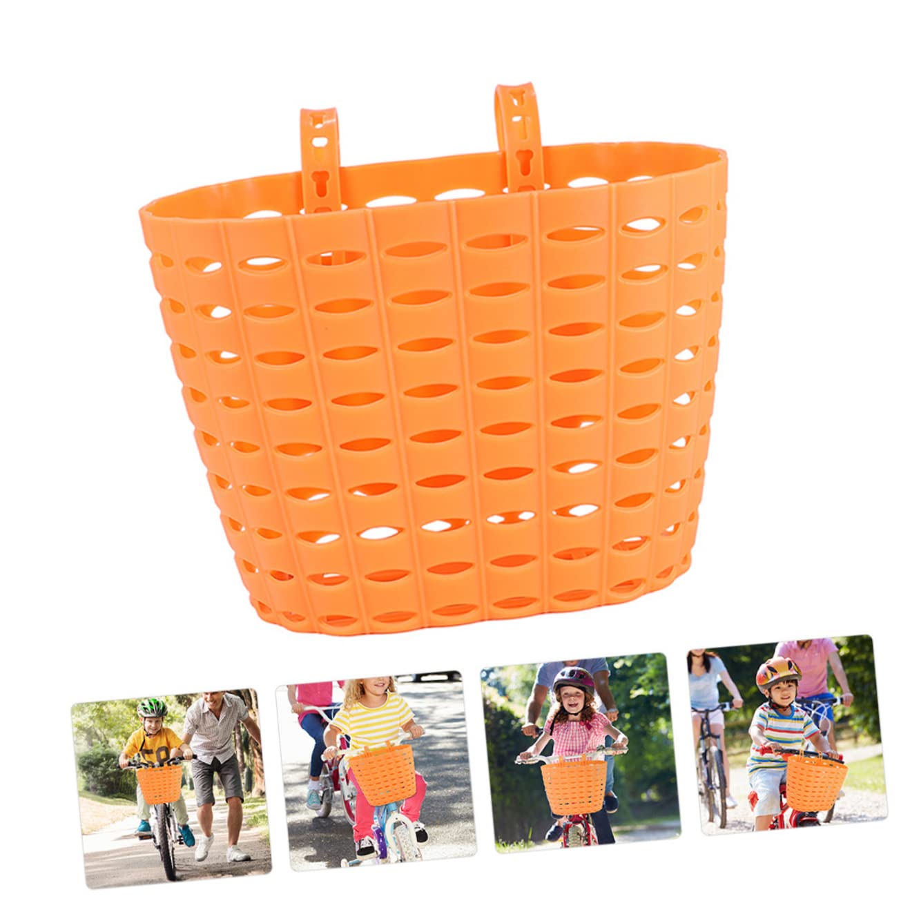 BESPORTBLE Electric Bike Basket Front Boys and Girls Bike Basket Girls Decorative for Outdoor Activities