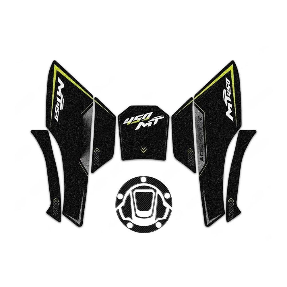 Autocollants protection réservoir moto 450MT 2024 contre rayures fermeture éclair et vestes