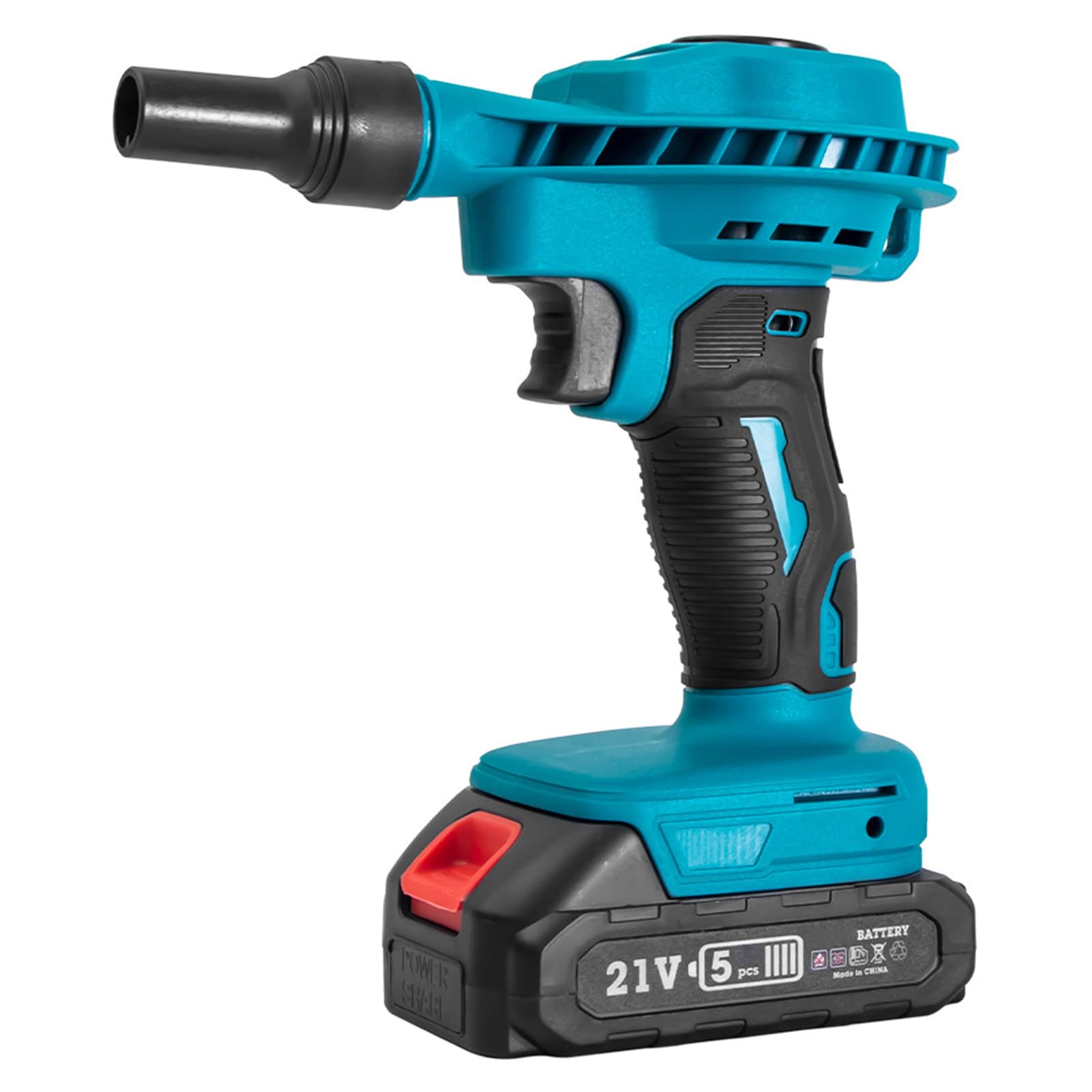 Fafeicy Soplador Inalámbrico Pequeño, 21V Manual con Motor Cepillado de