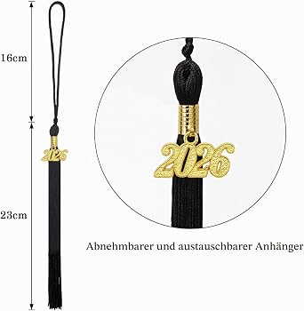 Graduation Hat Graduation Hat with 2026 Year Tassel
