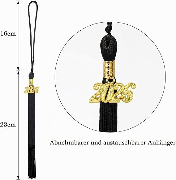 Graduation Hat Graduation Hat with 2026 Year Tassel