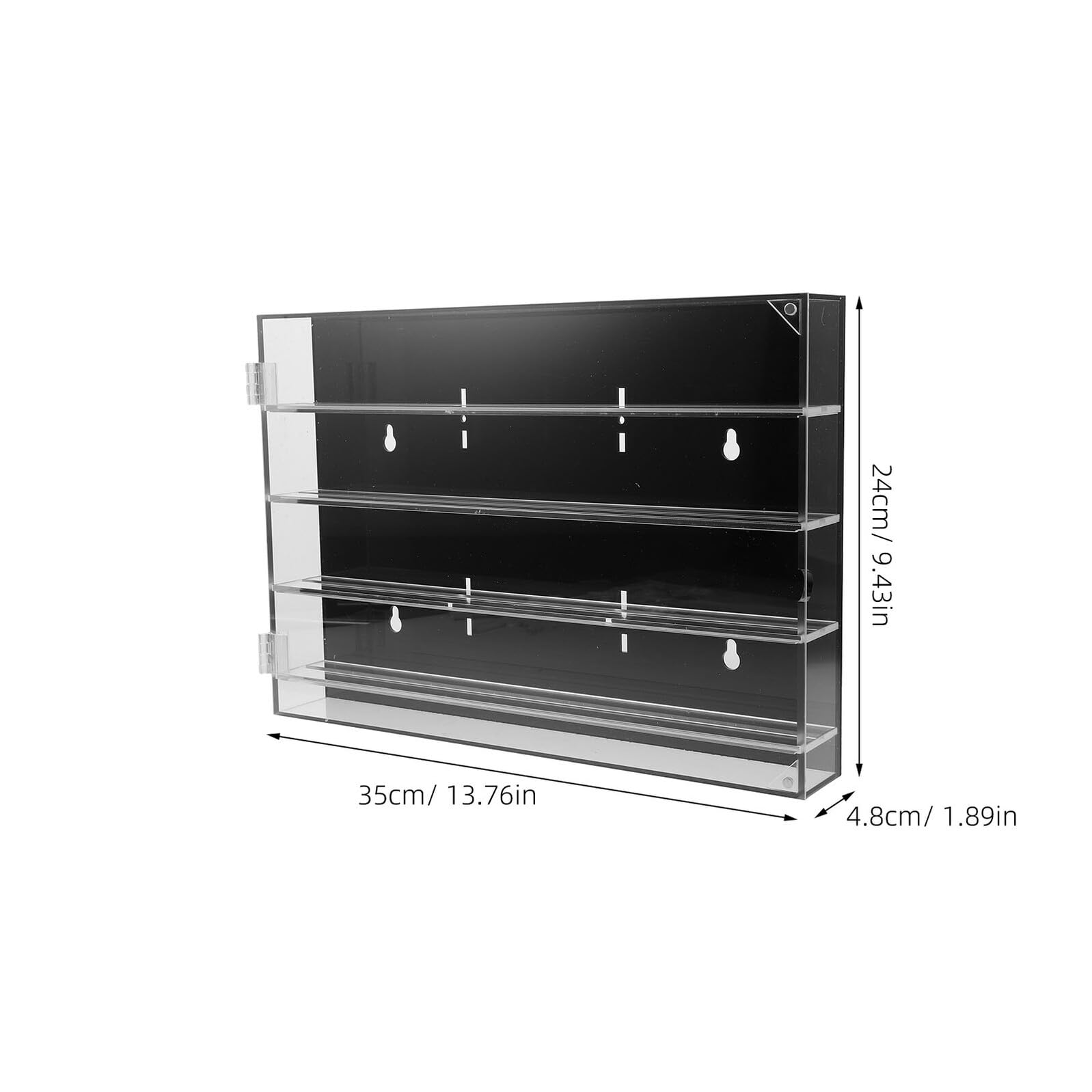 Acryl Messeraufbewahrungsbox Wandmontage Mehrschichtiger Schneidwerkzeug Organizer für Küche Sicheres Messer-display Geordnetes Küchenaufbewahrungssystem