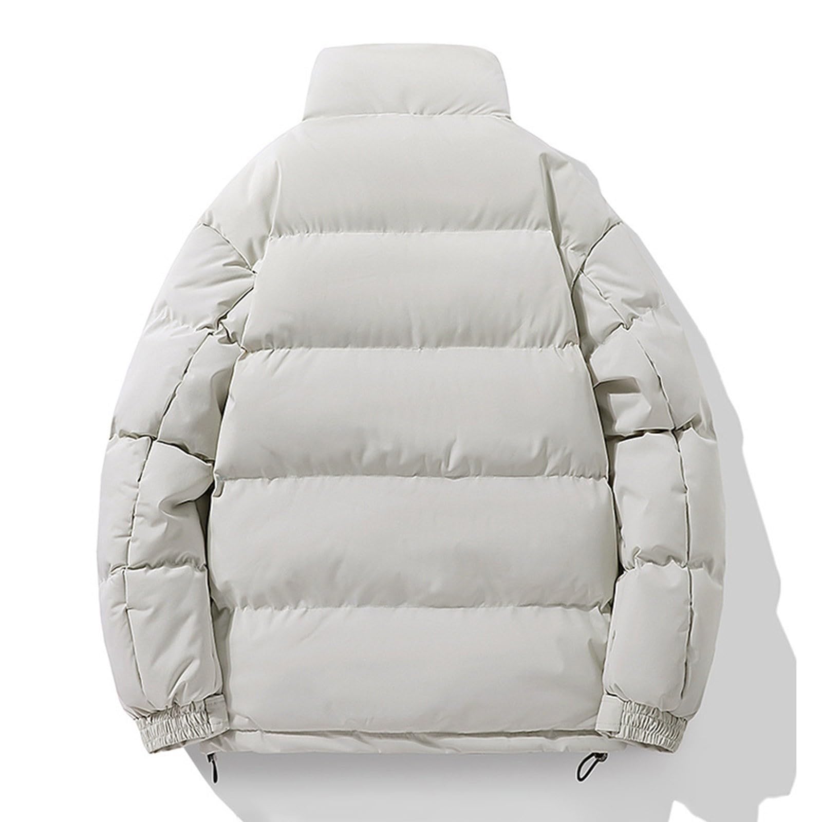 Genérico Chaqueta Acolchada Hombre Invierno, Cazadora Hombre Invierno,Abrigo De Invierno CáLido Acolchado Y Grueso con Cuello Alto Estilo Casual Y Elegante De Corte Holgado Ideal para El FríO