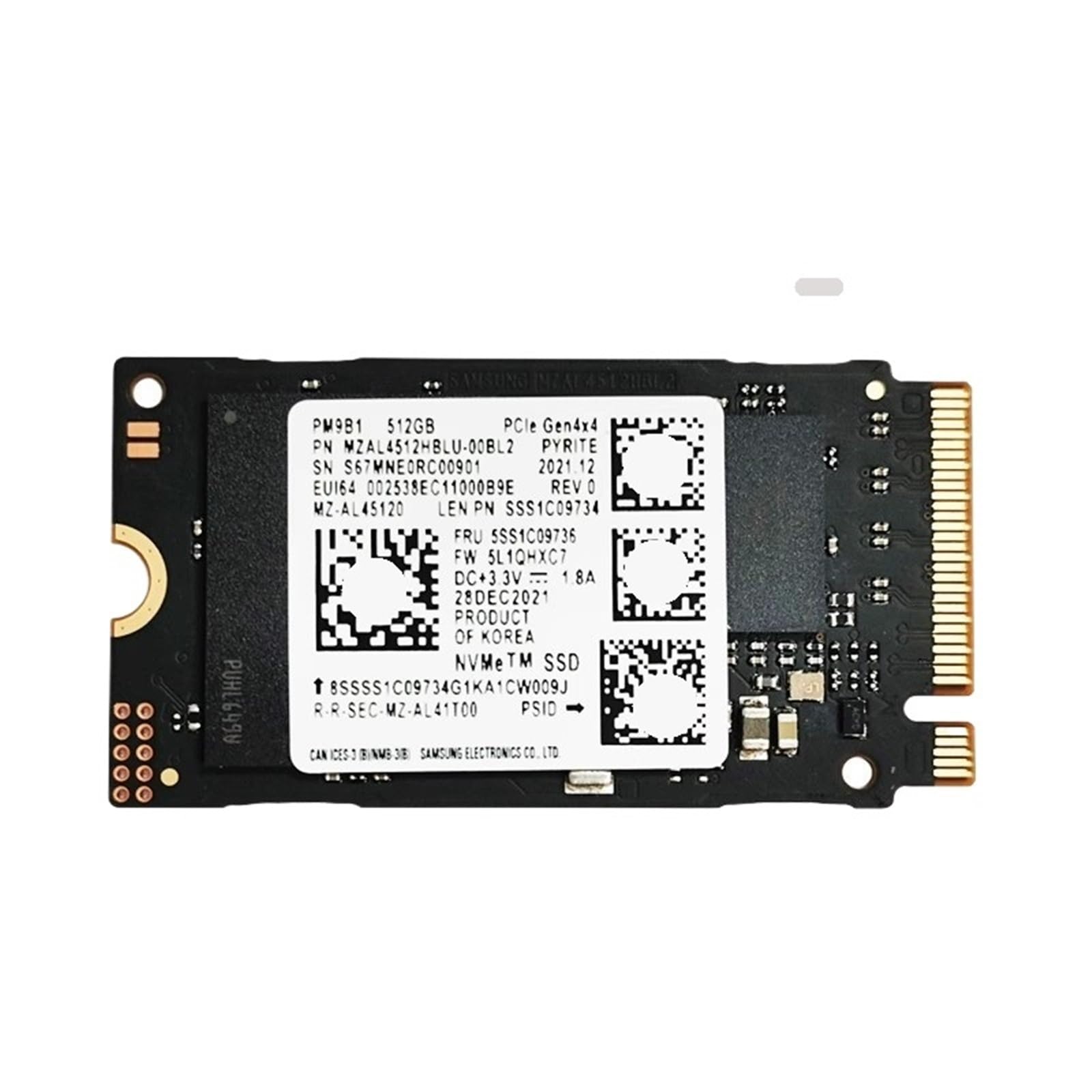Amazon.com: ACCAB2 SSD PM9B1 512G 1TB PCIE4.0 M.2 2242 Solid State