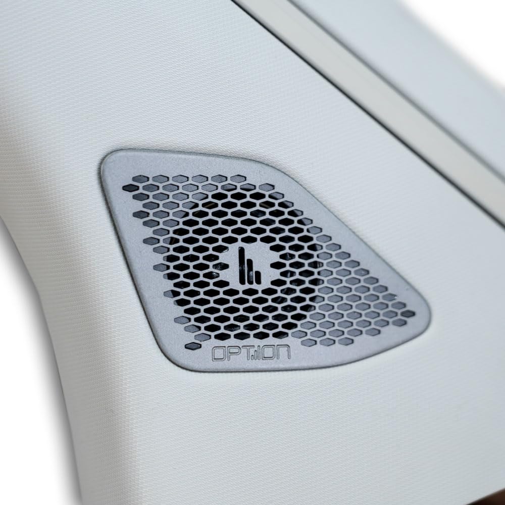 Option Altavoz Pro compatible con VW T6.1 (3ª Facelift) – 16,5 cm 2 vías Componentes Sistema de altavoces – 100% Plug & Play con sonido HD y rejilla de diseño – Tweeter de tejido de 25 mm