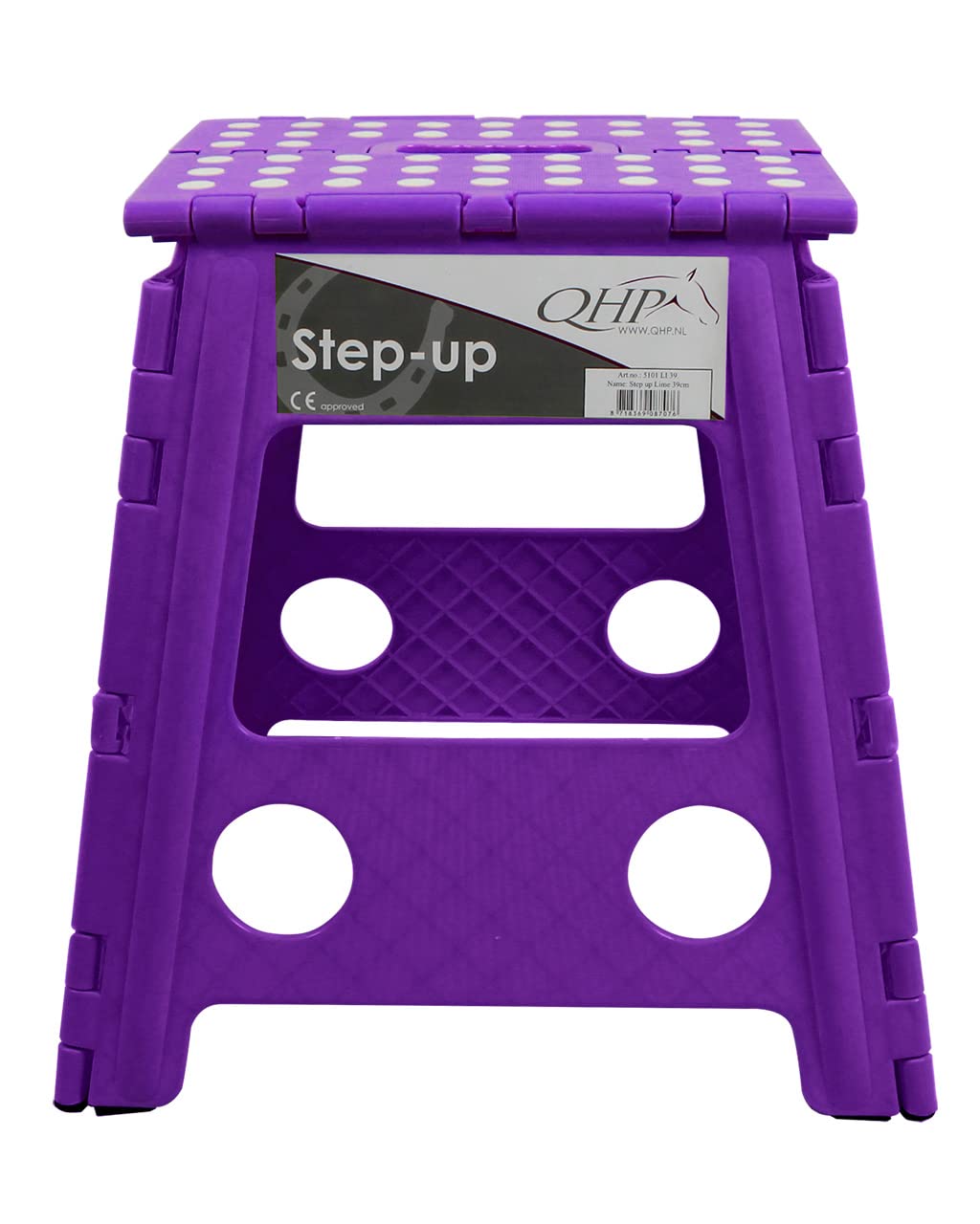 Taburete Step-up QHP mostrador de polipropileno ligero 3