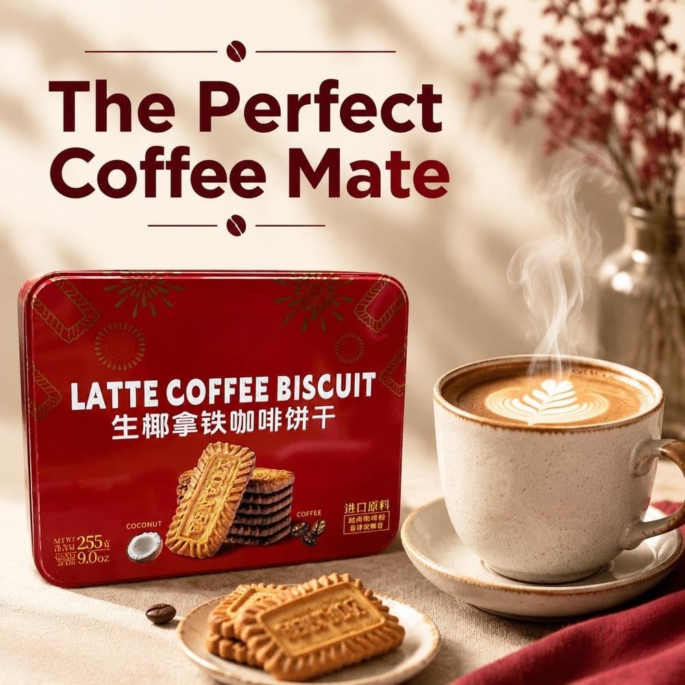 Biscotto Croccante Al Cocco Latte Al Caffè 255g