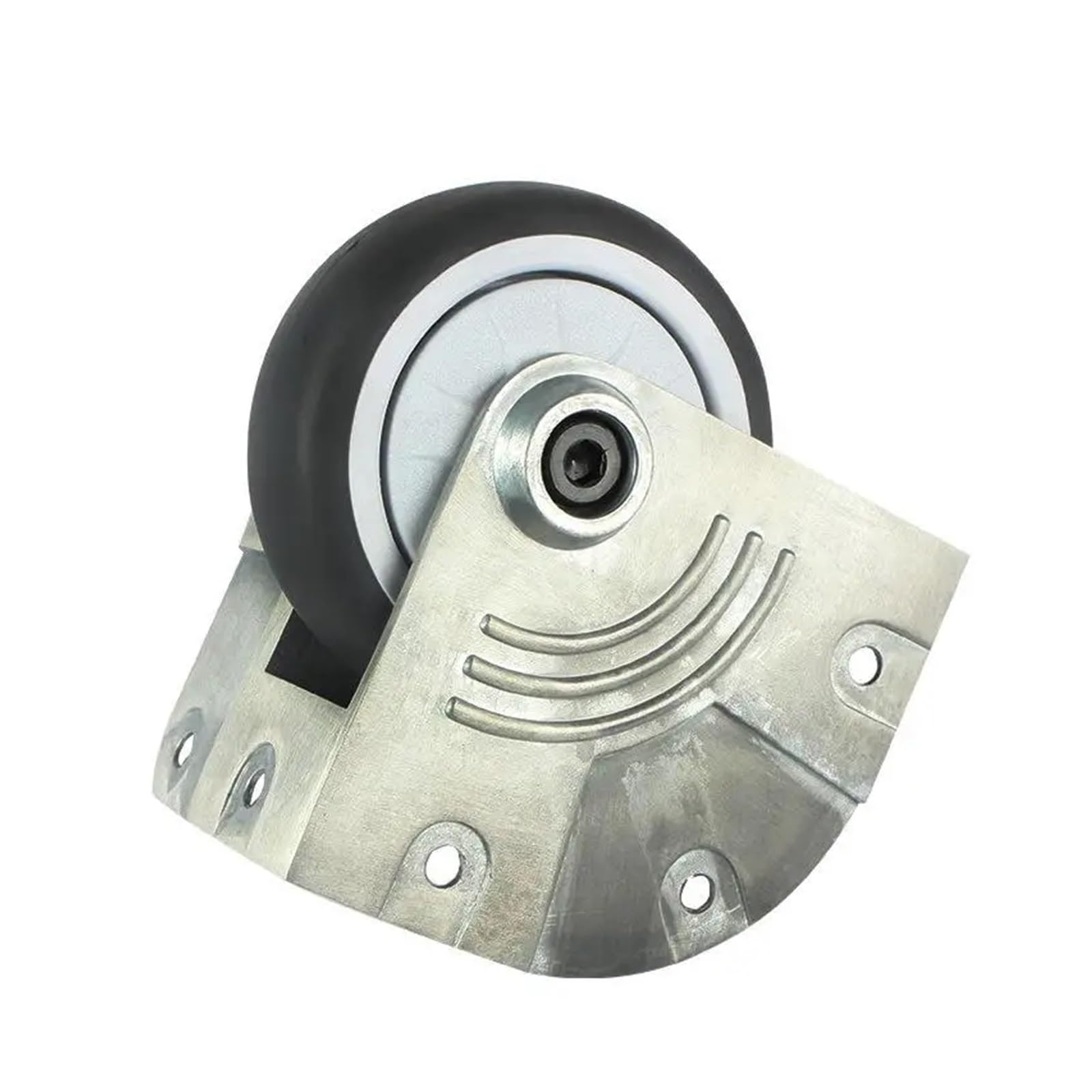 3-calowy wspornik ze stopu aluminium obudowa samolotu specjalne kółka ciche gumowe koła narożne 1 sztuka szara torba