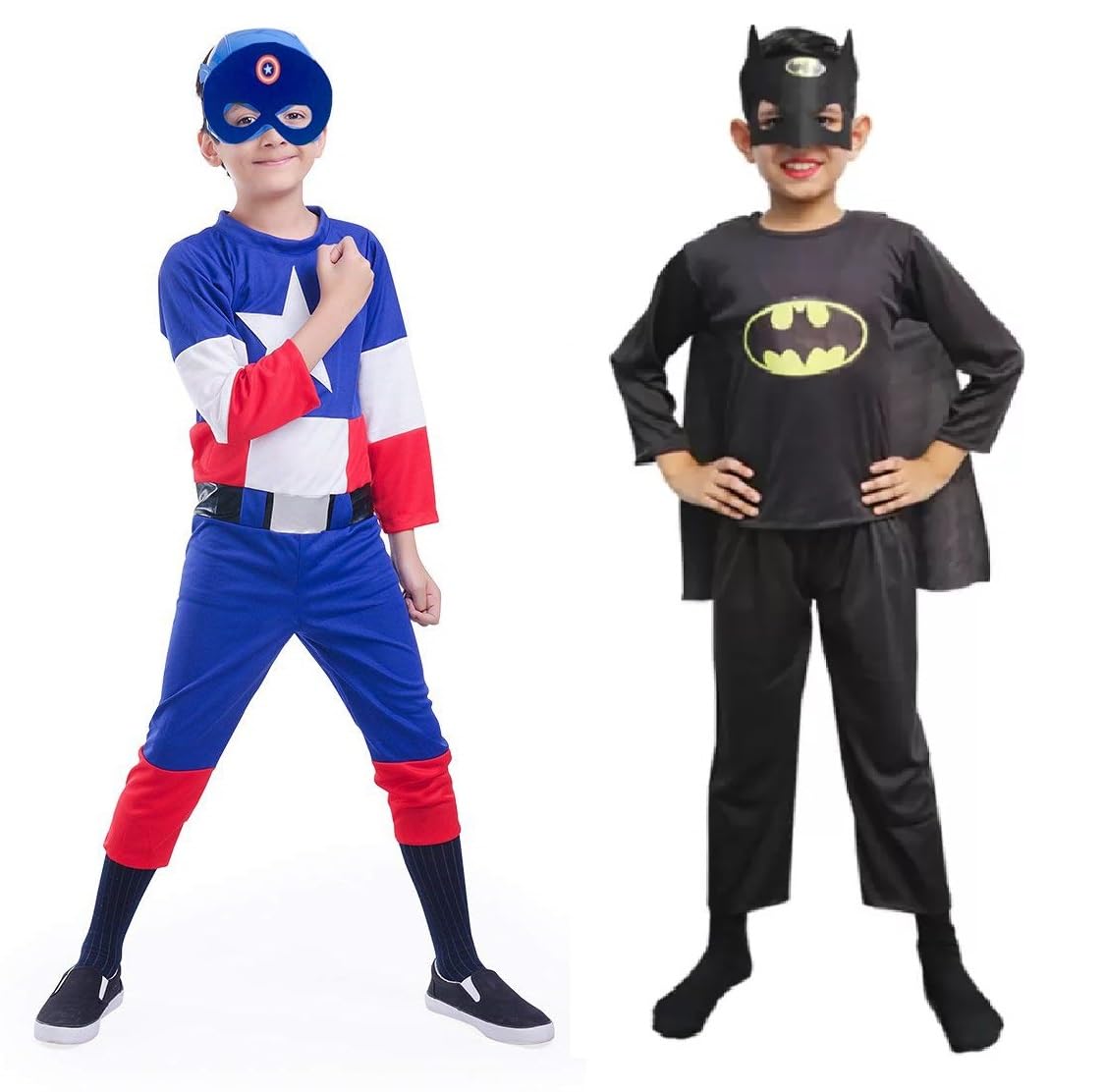 Renu Collection Unisex Kids Fancy Two Super Hero Combo Dress Costume for Boys and Girls (Pack of 2)-1011 (B0CN3JWS86) Amazon Price History, Amazon Price Tracker