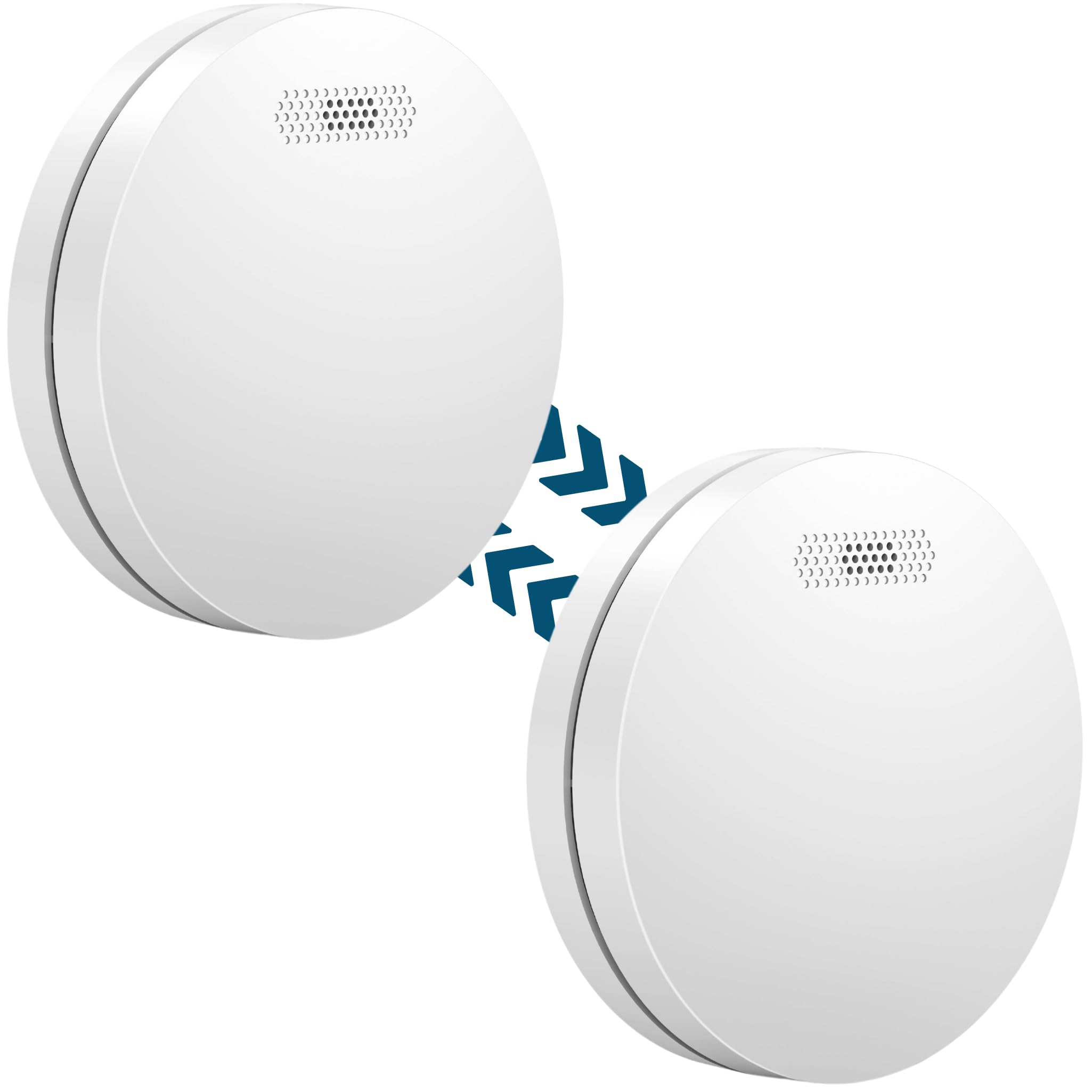 Aroha Link Interlinked Smoke Detector - 10-Year Battery - Fire alarm - 2-Pack
