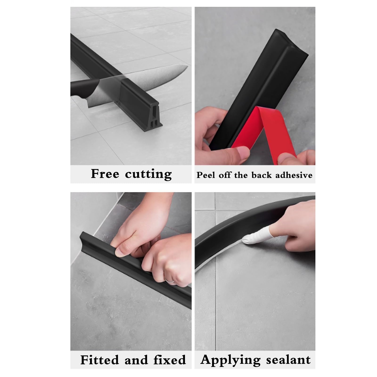 Invisible Folding Shower Aid Set - Retractable Rod & Water Barrier Ideal for Bathroom Use Compact & Convenient Perfect for Seniors & Mobility Assistance