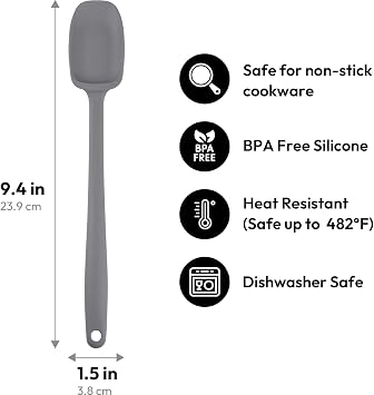 Carrotez Silicone Spoon Spatula - Modern Grey
