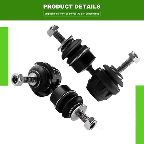 Miniatura 2 de SCITOO 8 piezas kit de suspensión 2 delantera 2 trasera izquierda derecha barra oscilante 2 exterior 2 barra de acoplamiento interior ajuste para