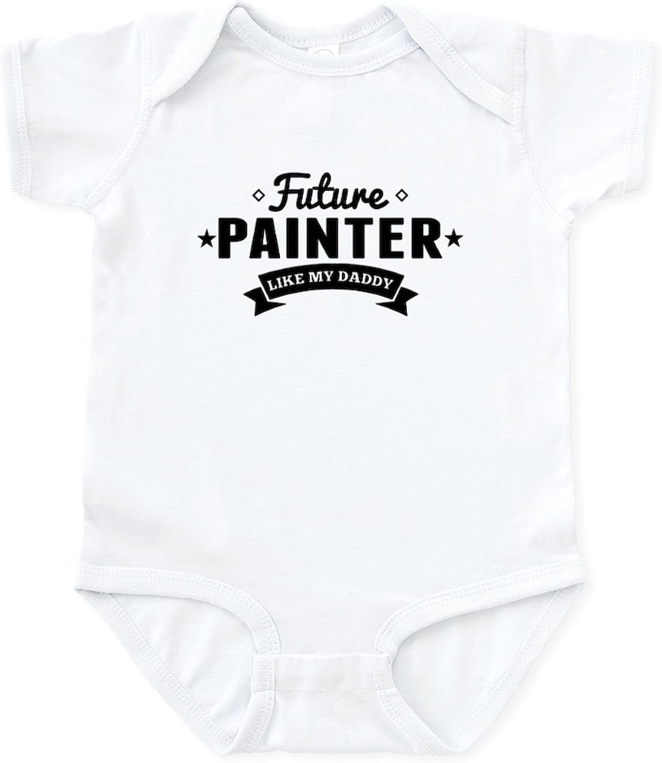 CafePress Future Painter Like My Daddy Body Suit Cute Infant Bodysuit Baby Romper