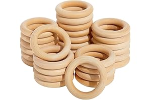 Juvale Wooden Rings: A Versatile Canvas for Creative Expression