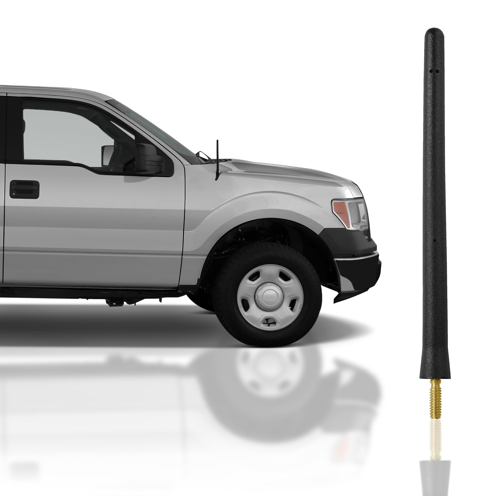 6 34-Inch Antenna Mast for Ford F-150 2005-2008 Highly Durable Premium Short Antenna Car Wash-Proof Radio Antenna for
