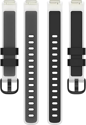 Miniatura 4 de Paquete de 3 bandas compatibles con Fitbit Inspire 3 Smartwatch Correa de reloj TPU Translúcida para Inspire 3