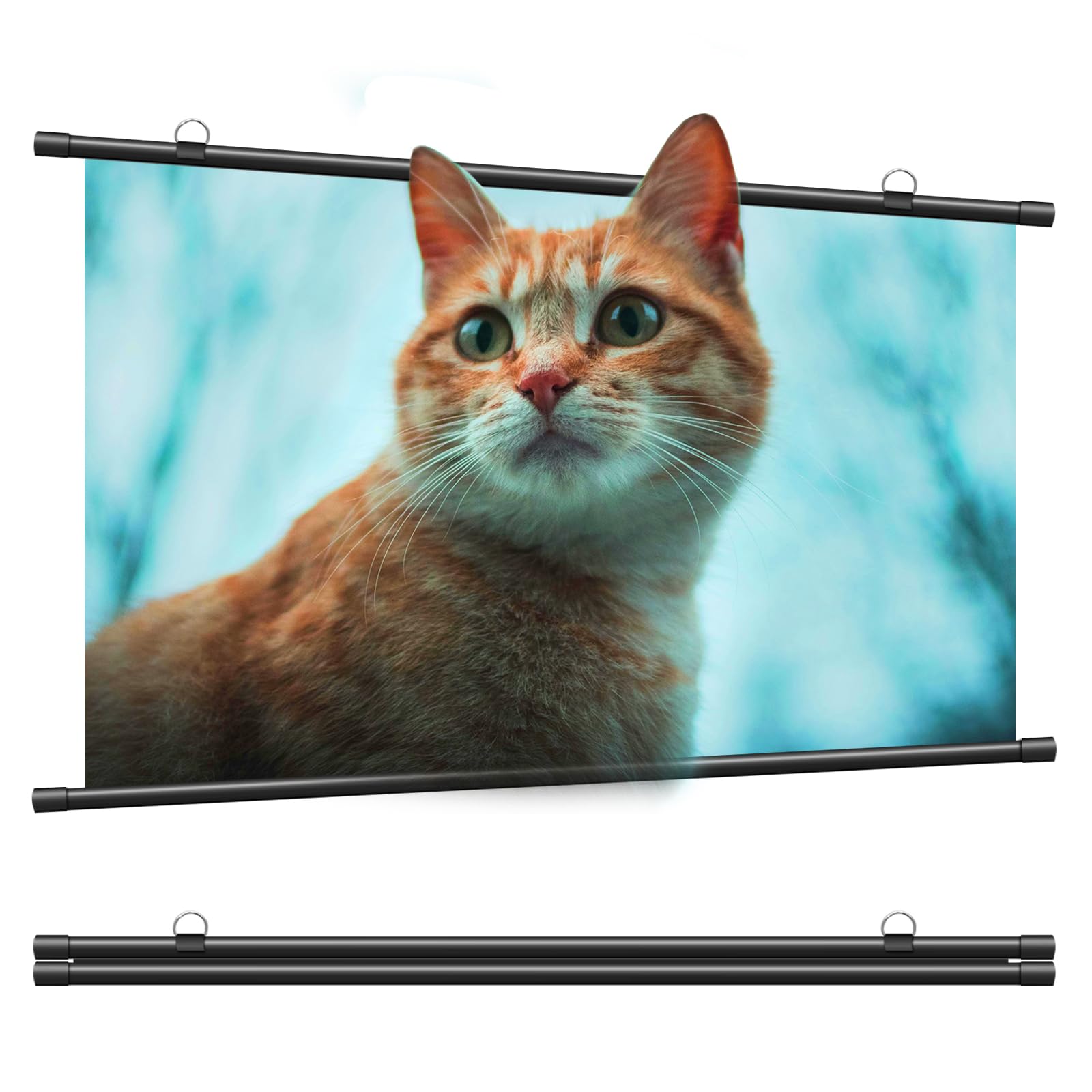 Amazon | UneMeet プロジェクタースクリーン 60インチ 16:9 折りたたみ