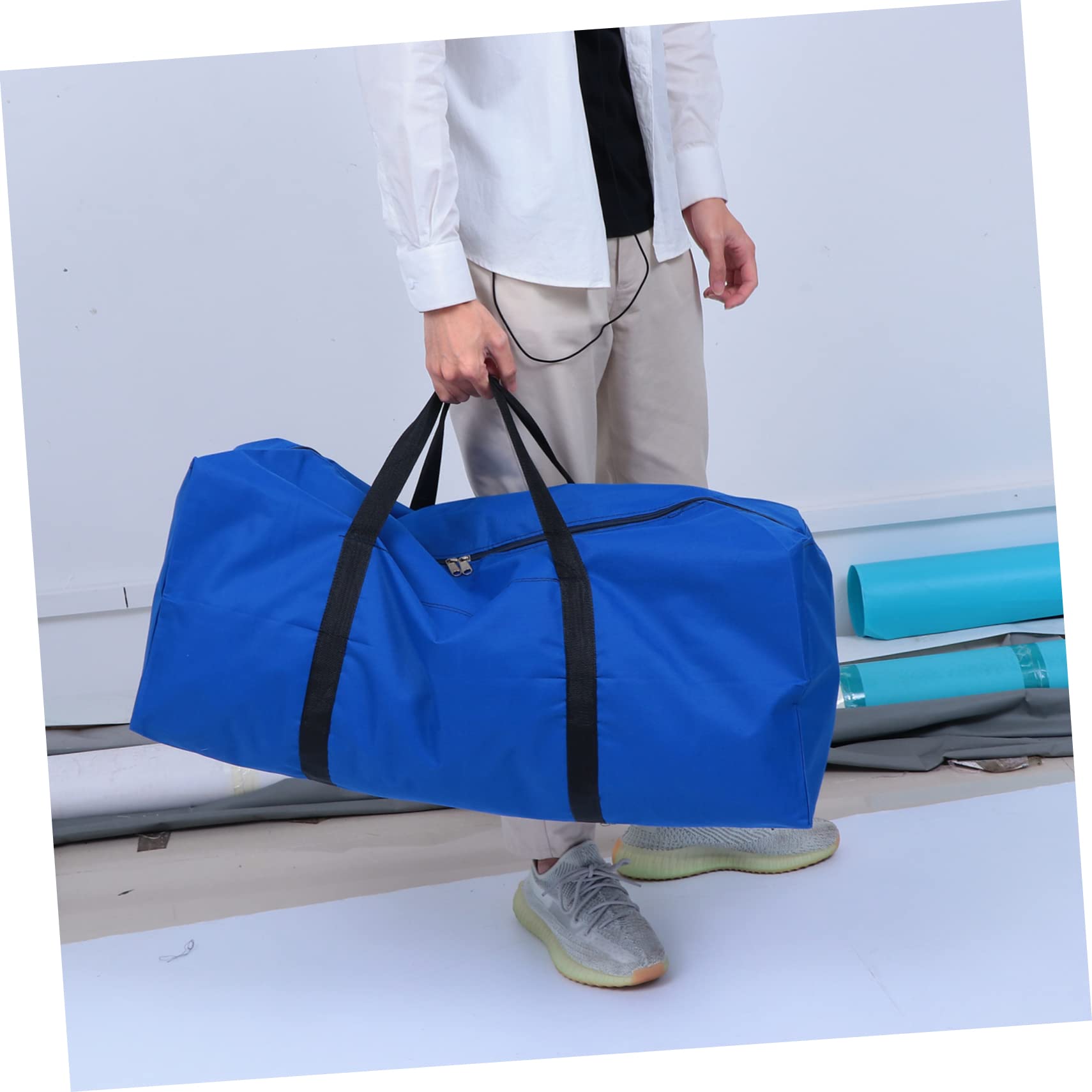 PACKOVE Outdoor Tent Storage Bag Portable Oxford Cloth Camping Pouch Lightweight for Camping Gear Inflatable Boats Easy to Carry and Organize