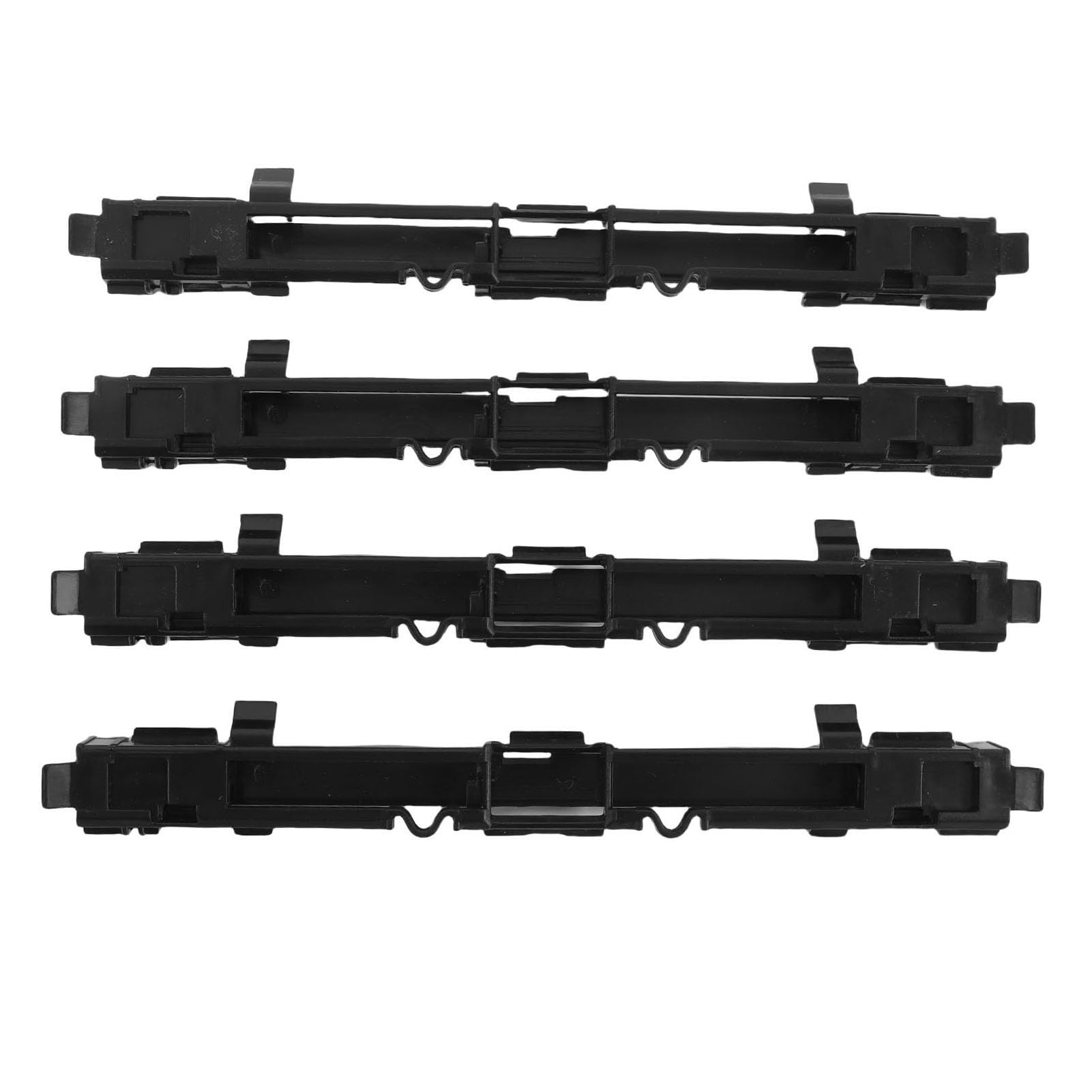 Dachreling-Zierleiste, 4-teiliges Set, langlebige ABS-Dachträgerabdeckung, Ersatz für H Zafira B Schrägheck Caravan GTC TwinTop Limousine Van 2004 2015