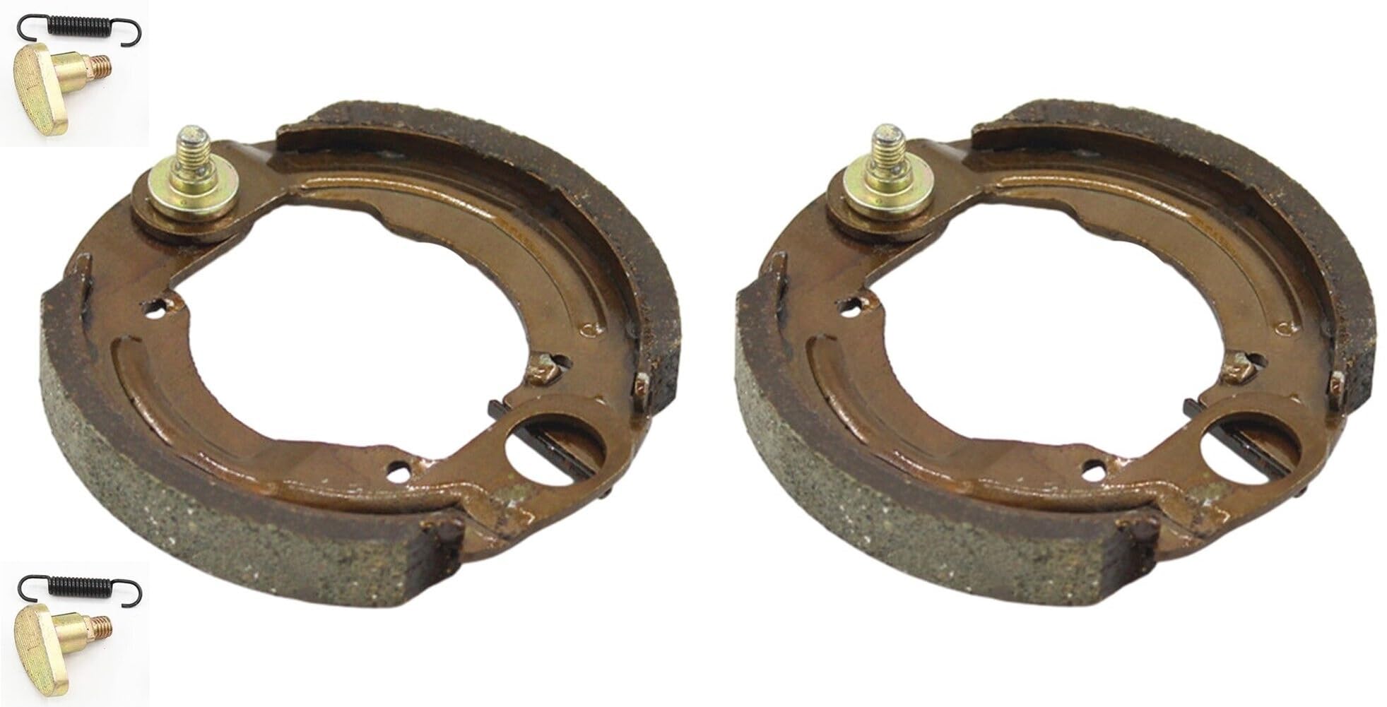 cyclingcolors Set of 2 Brake Shoes 90 mm Bike Bicycle Motorcycle Moped Scooter Electric Brake Drum