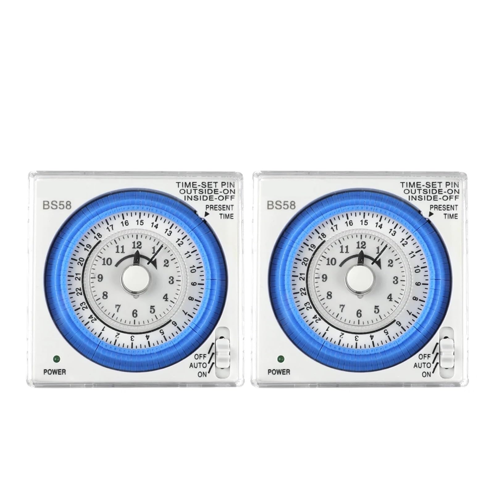 Mini Timer Meccanico, con 96 Volte di accensione/spegnimento al Giorno. unità di impostazione Minima 15 Minuti (Size : 110V)
