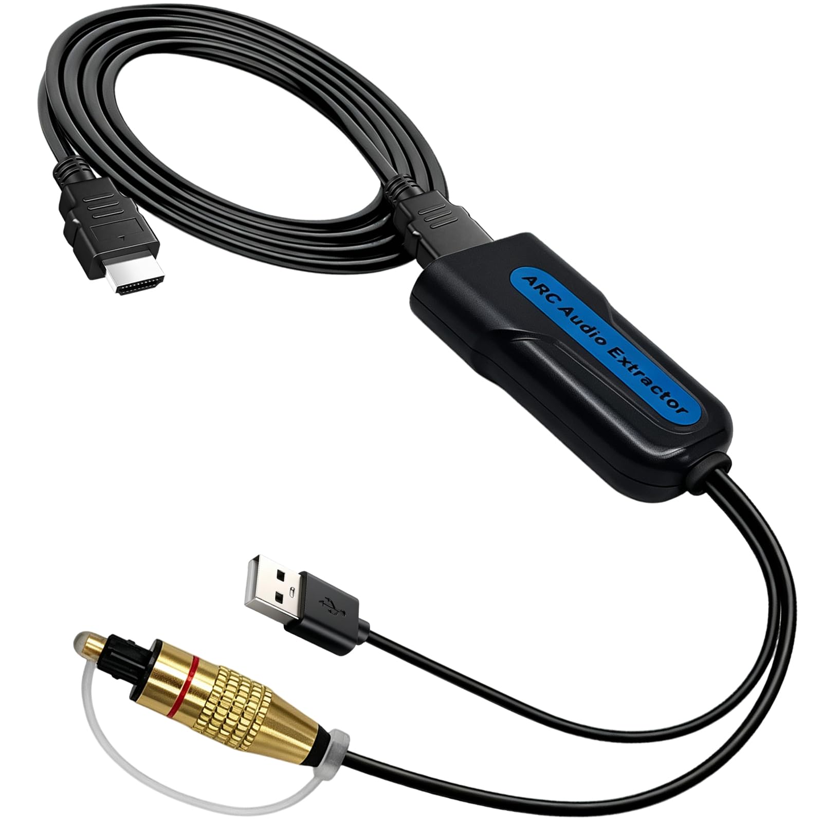 HDMI Audio Extractor eARC ARC to Optical, PCM 2.0, Dolby 5.1 and ...