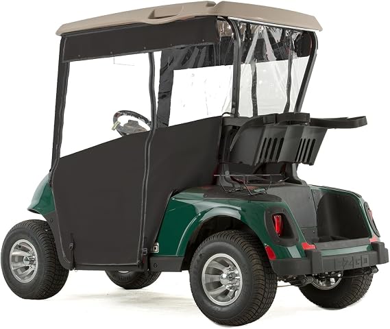 Pro-Touring Golf Cart Enclosure for EZGO RXV Golf Carts - Black