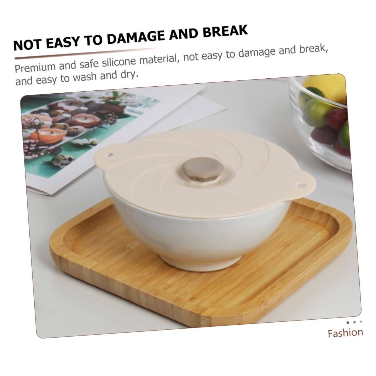 12 Couvercles Silicone Alimentaire Réutilisables - Tailles Adjustables - Sans BPA - Lavables Lave-Vaisselle