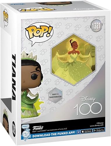 Miniatura 3 de Funko Disney's 100th Anniversary Pop! Disney Vinyl Figure Tiana (DGLT) 9cm
