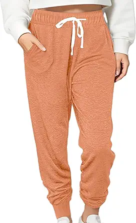 Women Baggy Sweatpants with Pockets Lounge Womens Pajama Pants Female Trouser