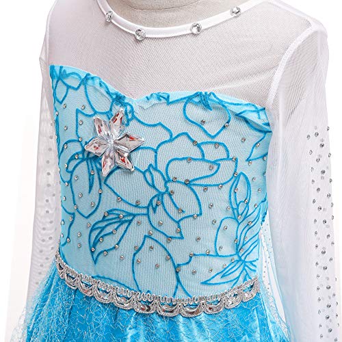 Costume da principessa Elsa per festa di