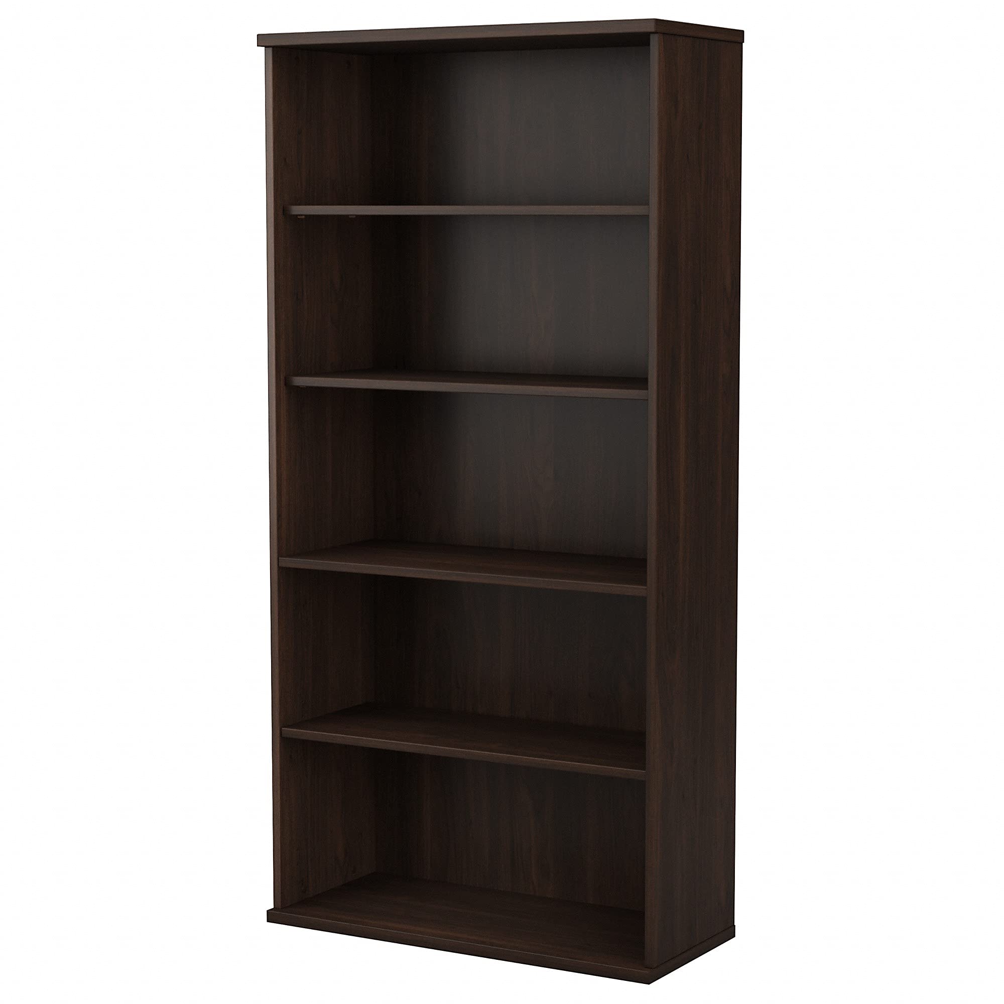 (similar to) bush business furniture studio c tall 5 shelf bookcase in black walnut
