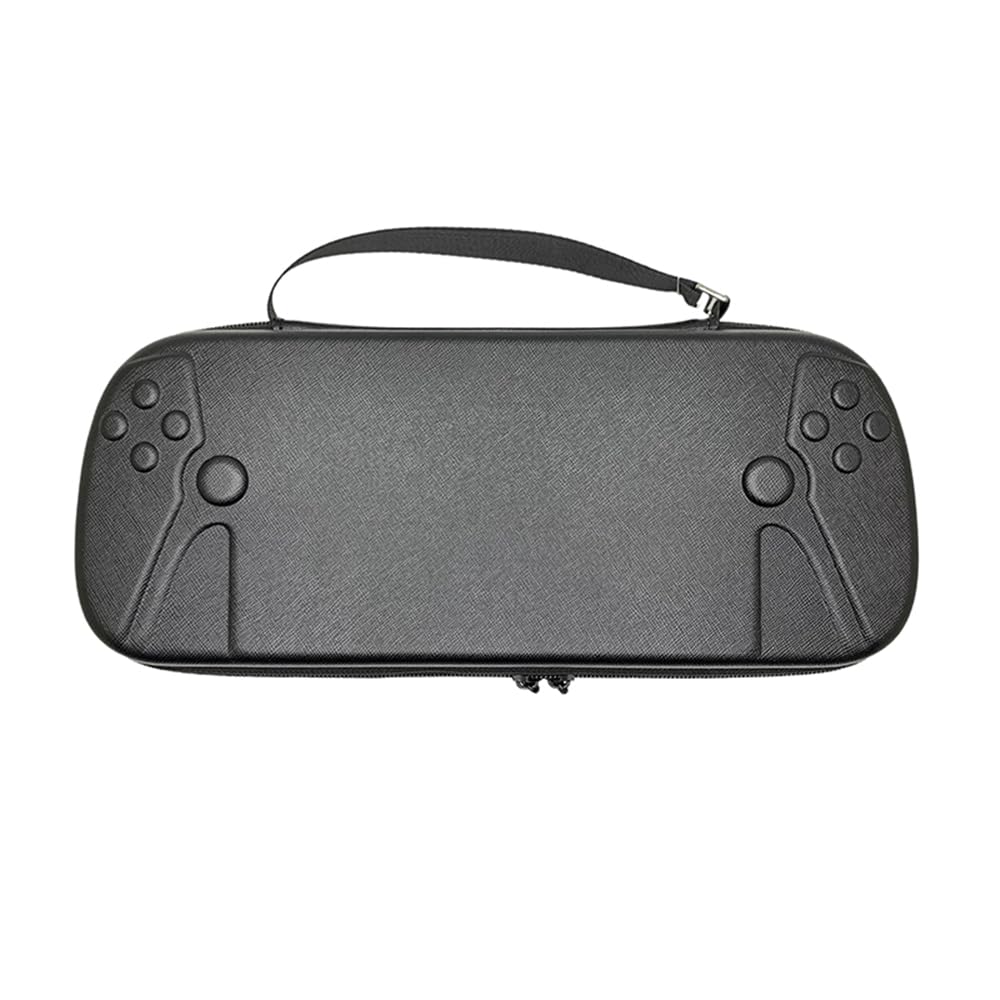 Hesupy Sac de rangement pour Playstation Portal, étui de transport portable, housse de protection pour console de jeux PS5, Noir , Polyuréthane