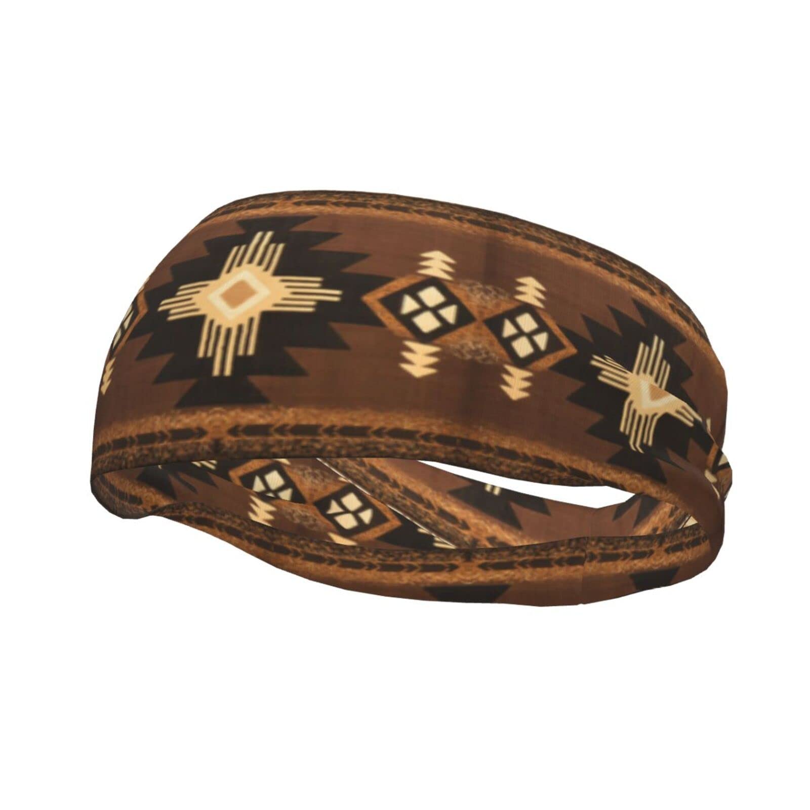 Sports Headband Southwest Native American Indian Moisture Wicking Hair Band Spa Headband