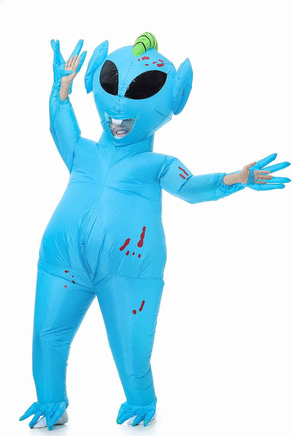 Alien Costume, One Size Fits Most Adults, Inflatable Suit for Halloween, Party Supplies