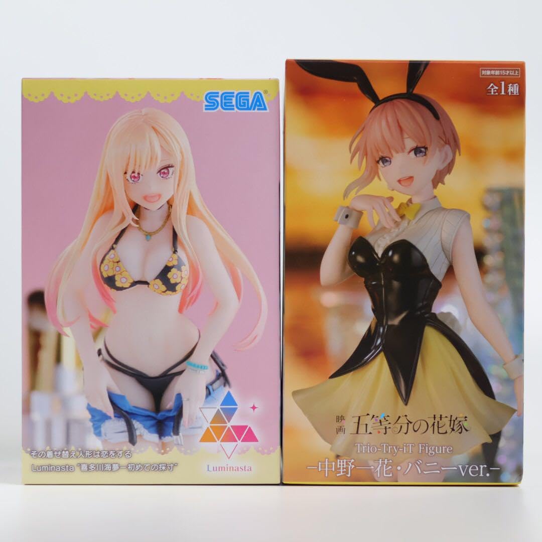 Amazon.co.jp: 美少女フィギュア 2体セット 喜多川海夢 中野一花 美少女フィギュアまとめ売り15体喜多川海夢