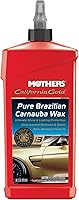 Mothers California Gold Pure Brazilian Carnauba Wax 16oz - Ultimate Wax System Step 3 for Deep Shine & Long-Lasting Protection on All Paints
